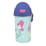 WATER CANTEEN PP 500ML WITH STRAW 9X19CM GIRL 4DES MUST TEAM