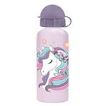 WATER CANTEEN ALUMINIUM 500ML 6,5X21CM GIRL 4DES MUST TEAM