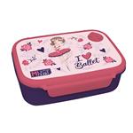 LUNCH BOX PP 800ML & WATER CANTEEN ALUMINIUM I LOVE 500ML SET BALLET MUST TEAM