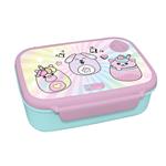 LUNCH BOX PP 800ML & WATER CANTEEN ALUMINIUM 500ML SET SQUISHCUTIES MUST TEAM