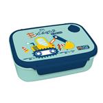 LUNCH BOX PP 800ML 18Χ13X6CM BOY 4DES MUST TEAM