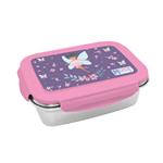 LUNCH BOX STAINLESS STEEL 900ML 20,5Χ14,5Χ6CM  4DES MUST TEAM