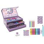 ART SET SUITCASE 26.3X13.7X9.5CM MUST TEAM UNICORN