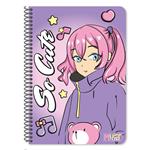 SPIRAL NOTEBOOK A4 2S 60SH MUST TEAM RAINBOW