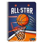 SPIRAL NOTEBOOK 17Χ25 2S 60SH MUST TEAM PLAYER