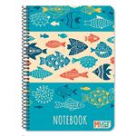 SPIRAL NOTEBOOK A4 4S 120SH MUST TEAM VIBES