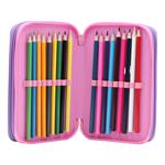 Triple Decker School Pencil Case Filled Must Team So Cute