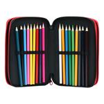 Triple Decker School Pencil Case Filled Must Team Gamer