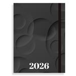 AGENDA DAILY 14X20CM 4DESIGNS MONOCROME