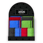 AGENDA DAILY 14X20CM 4DESIGNS MONOCROME