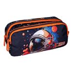 School Pencil Case Must Team Astronaut 2 Zippers