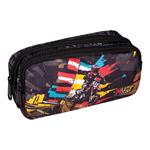  School Pencil Case Must Team Bike 2 Zippers
