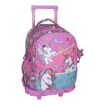 School Trolley Bag Elementary Must Team Unicorn 3 Compartments