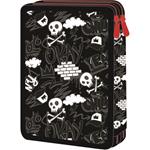 DOUBLE DECKER PENCIL CASE FILLED MUST TEAM 15X5X21CM GAME PAD