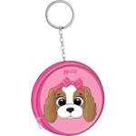 TROLLEY BAG MUST TEAM 27X10X31CM 2CASES DOG WITH PINK BOW