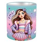 PENCIL TUBE 10X11CM MUST TEAM 4COLORS