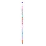 PENCIL WITH RUBBER BLISTER 6PCS WITH SHARPENER MUST TEAM GIRL WOW