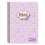 SPIRAL NOTEBOOKS 17X25CM 4SUBS 120SH MUST TEAM QUOTES
