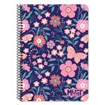 SPIRAL NOTEBOOK 17X25CM 2S 60SH MUST TEAM VIBES