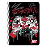 SPIRAL NOTEBOOK 17X25CM 1S 30SH MUST TEAM PLAYER