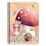 SPIRAL NOTEBOOK 17X25CM 1S 30SH MUST TEAM CUTE
