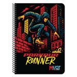 SPIRAL NOTEBOOK 17X25CM 2S 60SH MUST TEAM LIMITS