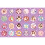 PAINTING BLOCK MUST TEAM 23X33CM 40SH  STICKERS-STENCIL-2 COLORING PG  2DESIGNS GIRL 2