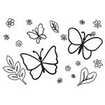 PAINTING BLOCK MUST TEAM 23X33CM 40SH  STICKERS-STENCIL-2 COLORING PG  2DESIGNS GIRL 2