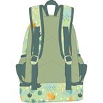 BACKPACK MUST TEAM 25X14X36CM WITH ISOTHERMAL LUNCH CASE SCANDINAVIAN DINO