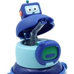 VACUUM FLASK STAINLESS STEEL 500ML WITH CASE & STRAW 21,5X8,5CM MUST TEAM ROBOT