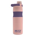 ΘΕΡΜΟΣ 500ML ΑΝΟΞΕΙΔΩΤΟ MUST TEAM ΡΟΖ ΑΠΑΛΟ/ ΜΩΒ