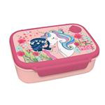 LUNCH BOX PP 800ML & WATER CANTEEN ALUMINIUM 500ML SET MUST TEAM UNICORN GIRL