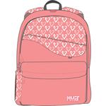 ΤΣΑΝΤΑ ΠΛΑΤΗΣ MUST TEAM ECLIPSE 32Χ17Χ42ΕΚ 1 ΚΕΝΤΡΙΚΗ ΘΗΚΗ ΚΑΡΔΙΕΣ ΡΟΖ