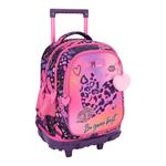 School Trolley Bag Elementary Must Team Heart Print 3 Compartments