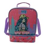 Lunch Bag Isothermal Must Team Yummy Blue Hair Girl 2 Compartments