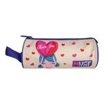School Trolley Bag Elementary 16" Must Team Choose Love with Lunch Bag - Pencil Case
