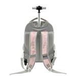 ΤΣΑΝΤΑ ΤΡΟΛΛΕΥ MUST TEAM 32Χ18Χ44ΕΚ 3ΘΗΚΕΣ HOLOGRAM ΡΟΖ