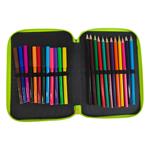 School Pencil Case Double Filled Must Team Compact I Am A Genius