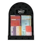 AGENDA WEEKLY 8X16CM 4DESIGNS VERSUS MUST TEAM BLOSSOM