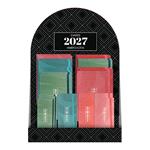 AGENDA WEEKLY 8X16CM 4DESIGNS MUST TEAM MONOCROME