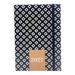 AGENDA DAILY 14X20CM 4DESIGNS RIVER MUST TEAM BLACK AND WHITE