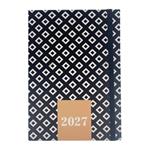 AGENDA DAILY 12X17CM 4DESIGNS RIVER MUST TEAM BLACK AND WHITE