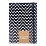 AGENDA DAILY 12X17CM 4DESIGNS RIVER MUST TEAM BLACK AND WHITE