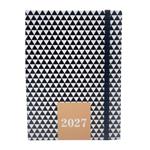 AGENDA DAILY 12X17CM 4DESIGNS RIVER MUST TEAM BLACK AND WHITE