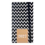 AGENDA WEEKLY 8X16CM 4DESIGNS RIVER MUST TEAM BLACK AND WHITE