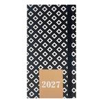 AGENDA WEEKLY 8X16CM 4DESIGNS RIVER MUST TEAM BLACK AND WHITE