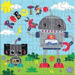 Puzzle 42Pcs Robot Luna Toys 42x42cm.