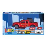 Fire Truck Pull Back 1:64 Luna Toys 12x4,5x6,5cm