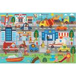 Floor Puzzle City Luna Toys 48Pcs 90x60cm.