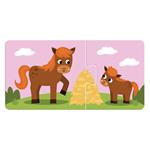 Παζλ Παίζω και Μαθαίνω Μαμάδες και Μωρά Luna Toys 20 Τμχ. 25x5x25 εκ.